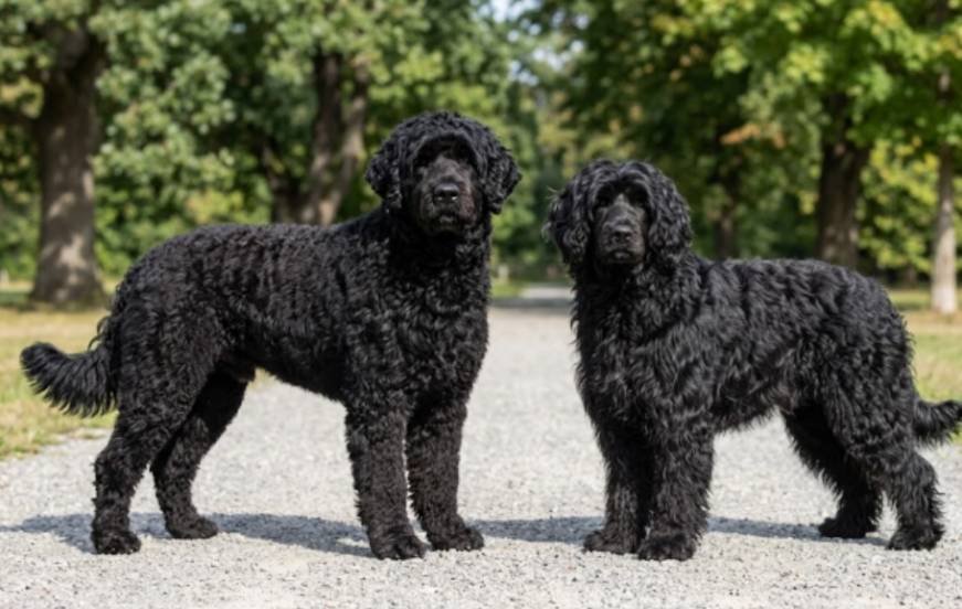 Portuguese Water Dog Coat Types and Colors