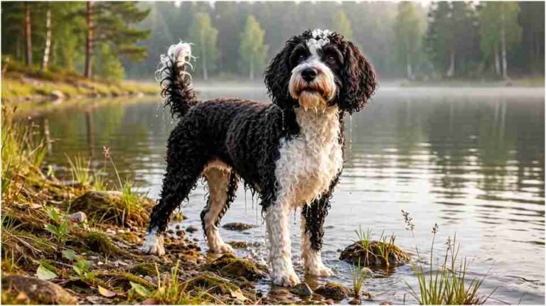 portuguese water dog size and appearance